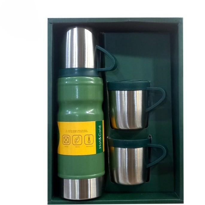 فلاکس استیل 680ML با دو لیوان اضافه