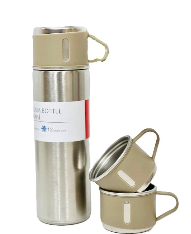 فلاسک استیل + لیوان 500ML